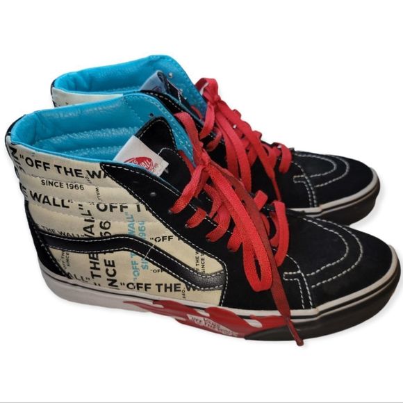 Vans Shoes - Vans Off The Wall Flame High Tops Unisex Men's 7.5 Women's 9